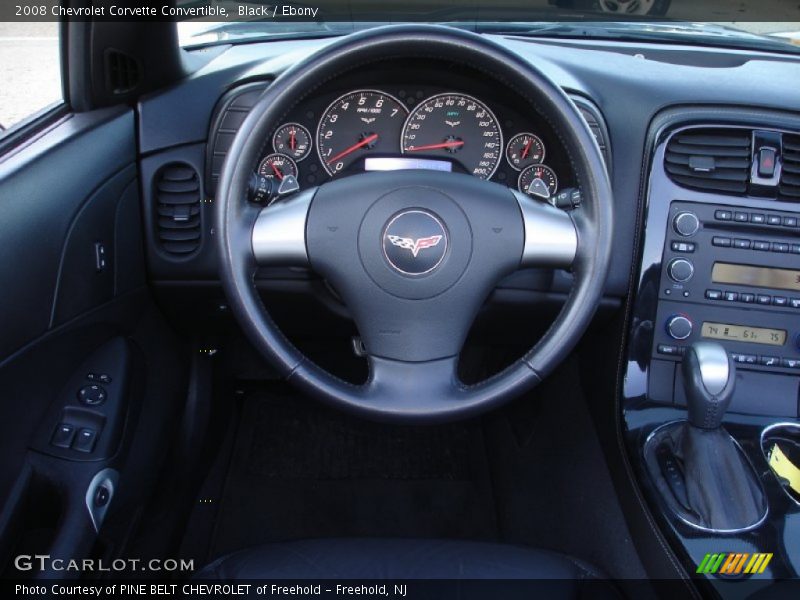 Black / Ebony 2008 Chevrolet Corvette Convertible