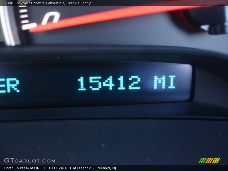 Black / Ebony 2008 Chevrolet Corvette Convertible