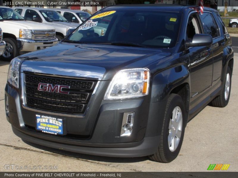 Cyber Gray Metallic / Jet Black 2011 GMC Terrain SLE