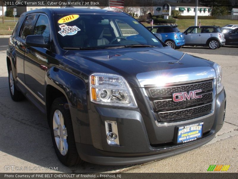 Cyber Gray Metallic / Jet Black 2011 GMC Terrain SLE
