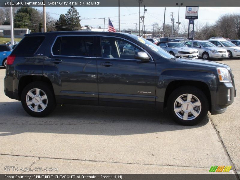 Cyber Gray Metallic / Jet Black 2011 GMC Terrain SLE