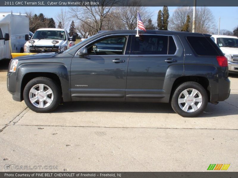 Cyber Gray Metallic / Jet Black 2011 GMC Terrain SLE