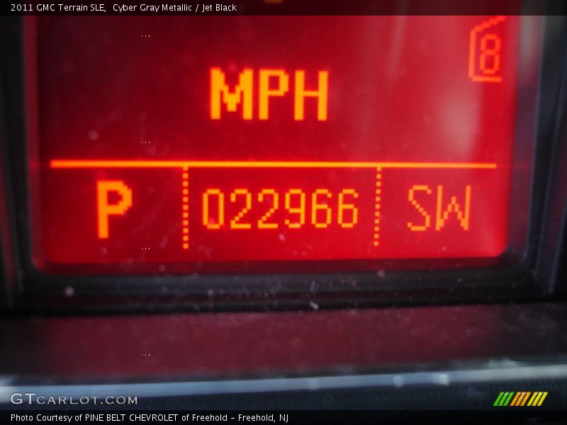 Cyber Gray Metallic / Jet Black 2011 GMC Terrain SLE