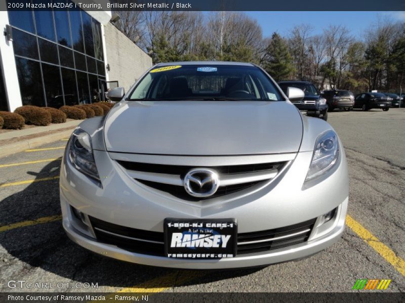 Brilliant Silver Metallic / Black 2009 Mazda MAZDA6 i Touring