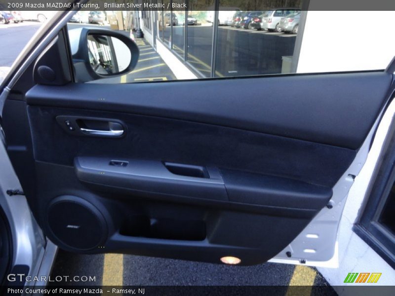 Brilliant Silver Metallic / Black 2009 Mazda MAZDA6 i Touring