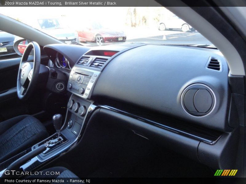 Brilliant Silver Metallic / Black 2009 Mazda MAZDA6 i Touring