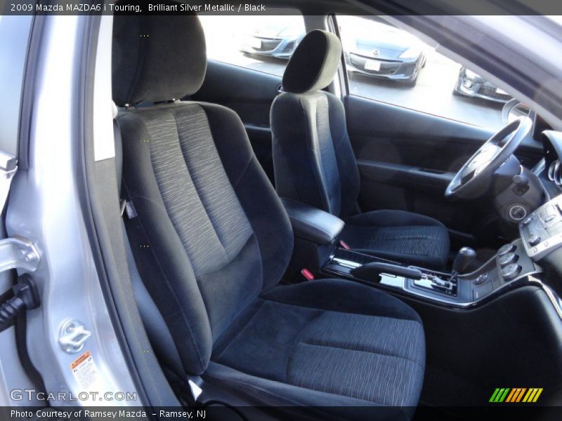 Brilliant Silver Metallic / Black 2009 Mazda MAZDA6 i Touring