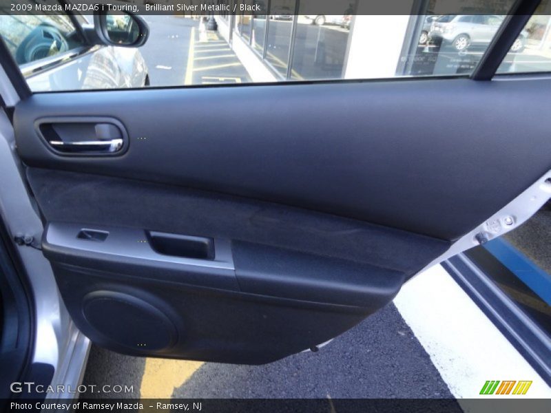 Brilliant Silver Metallic / Black 2009 Mazda MAZDA6 i Touring