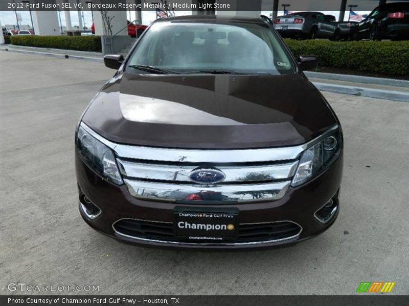 Bordeaux Reserve Metallic / Medium Light Stone 2012 Ford Fusion SEL V6