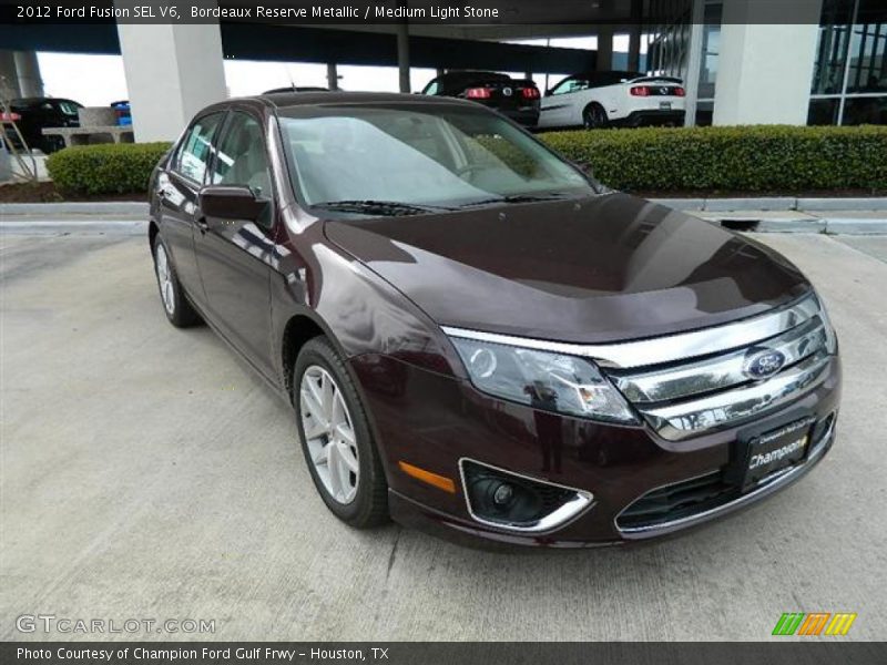 Bordeaux Reserve Metallic / Medium Light Stone 2012 Ford Fusion SEL V6