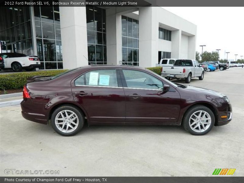 Bordeaux Reserve Metallic / Medium Light Stone 2012 Ford Fusion SEL V6