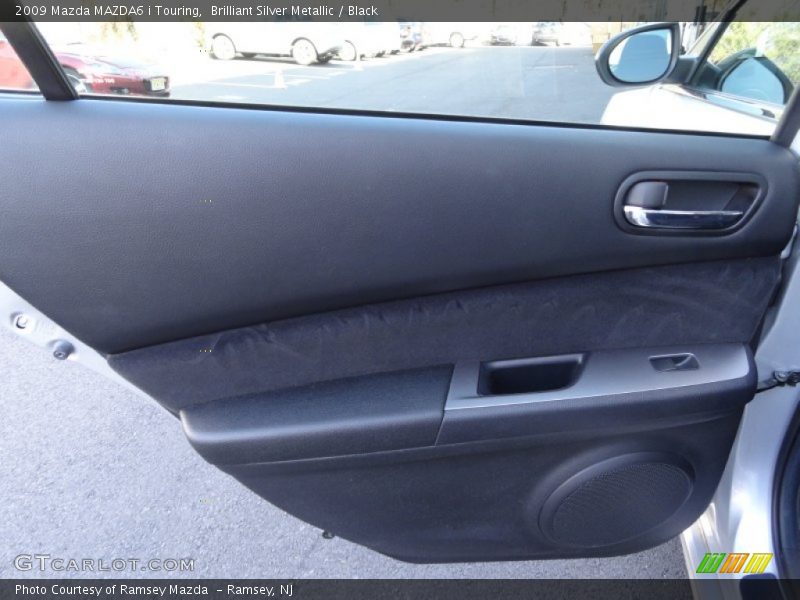 Brilliant Silver Metallic / Black 2009 Mazda MAZDA6 i Touring