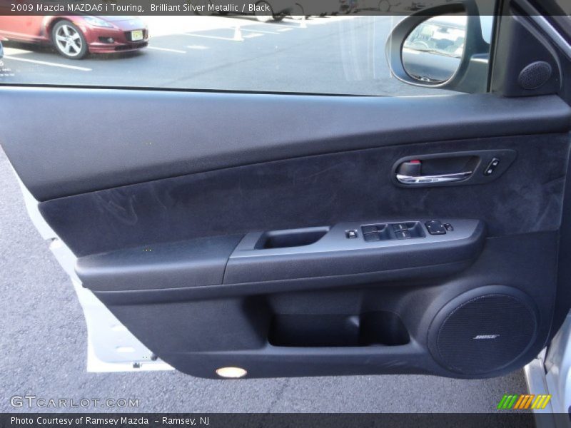 Brilliant Silver Metallic / Black 2009 Mazda MAZDA6 i Touring