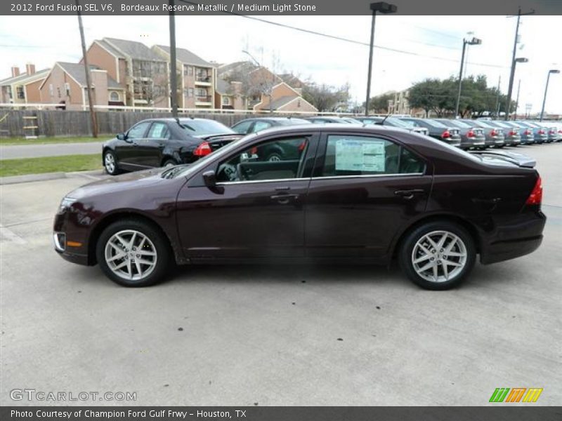 Bordeaux Reserve Metallic / Medium Light Stone 2012 Ford Fusion SEL V6