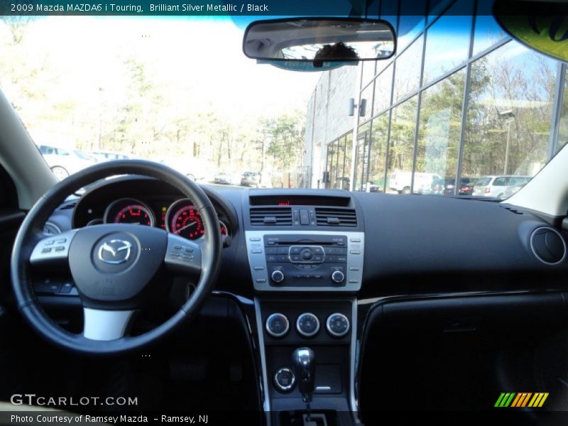 Brilliant Silver Metallic / Black 2009 Mazda MAZDA6 i Touring