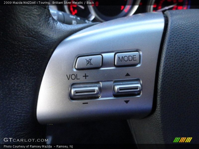 Brilliant Silver Metallic / Black 2009 Mazda MAZDA6 i Touring