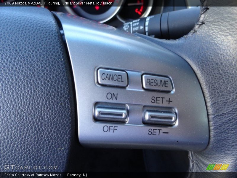 Brilliant Silver Metallic / Black 2009 Mazda MAZDA6 i Touring