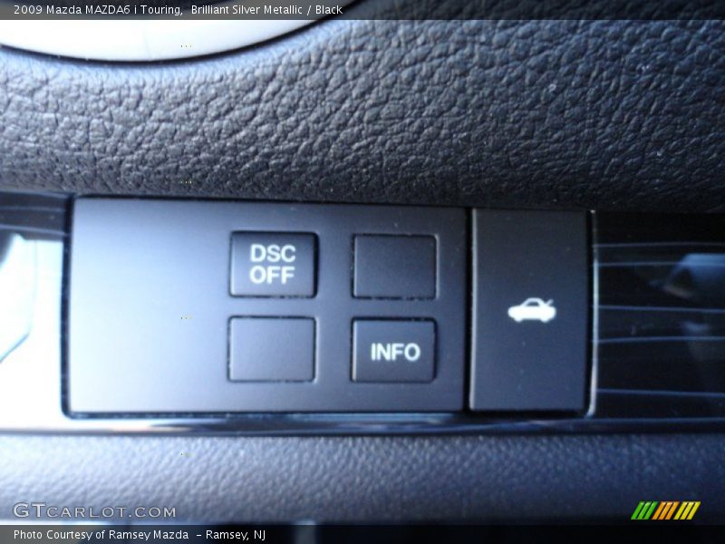 Brilliant Silver Metallic / Black 2009 Mazda MAZDA6 i Touring