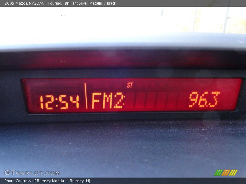 Brilliant Silver Metallic / Black 2009 Mazda MAZDA6 i Touring