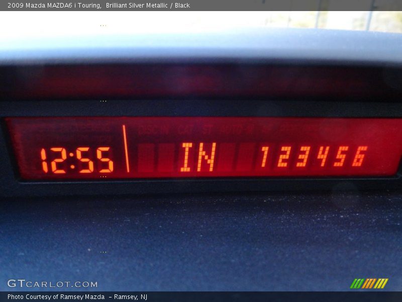 Brilliant Silver Metallic / Black 2009 Mazda MAZDA6 i Touring