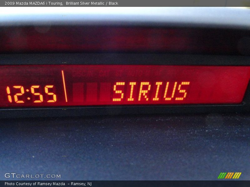 Brilliant Silver Metallic / Black 2009 Mazda MAZDA6 i Touring