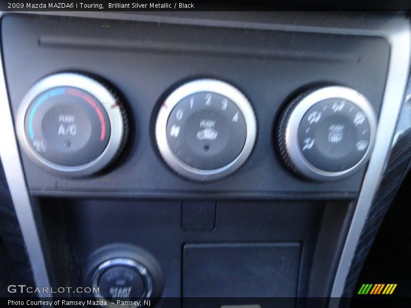 Brilliant Silver Metallic / Black 2009 Mazda MAZDA6 i Touring