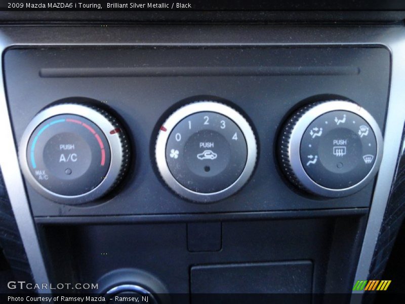 Brilliant Silver Metallic / Black 2009 Mazda MAZDA6 i Touring