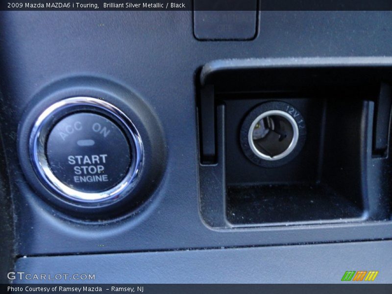 Brilliant Silver Metallic / Black 2009 Mazda MAZDA6 i Touring