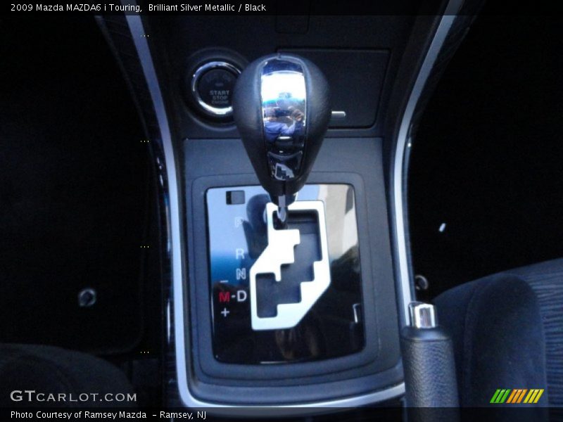 Brilliant Silver Metallic / Black 2009 Mazda MAZDA6 i Touring