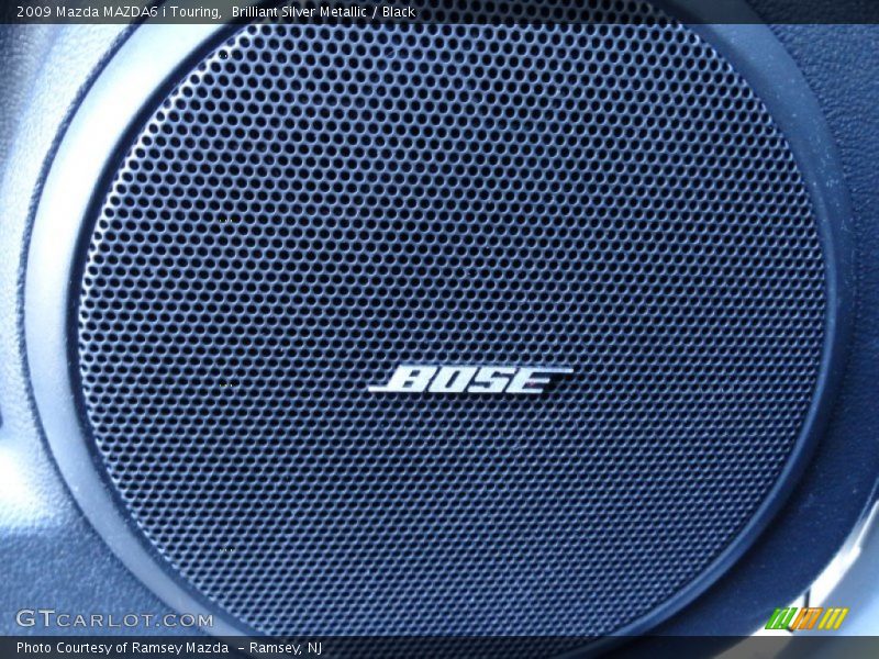 Brilliant Silver Metallic / Black 2009 Mazda MAZDA6 i Touring