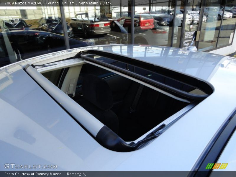 Brilliant Silver Metallic / Black 2009 Mazda MAZDA6 i Touring