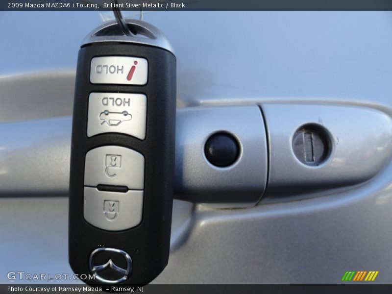 Brilliant Silver Metallic / Black 2009 Mazda MAZDA6 i Touring