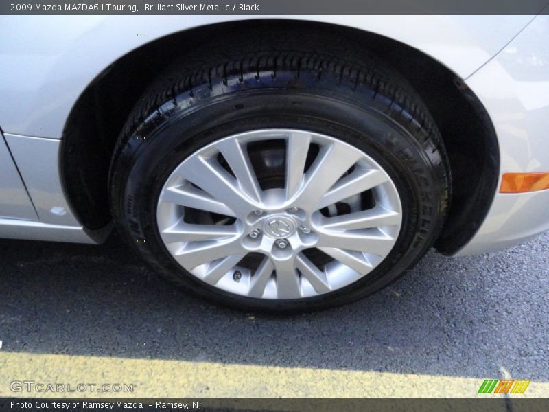 Brilliant Silver Metallic / Black 2009 Mazda MAZDA6 i Touring