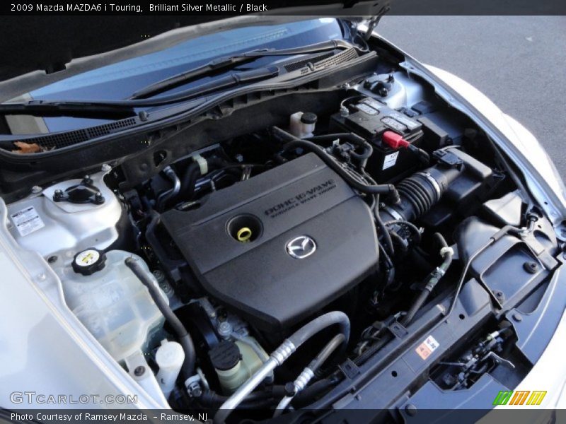 Brilliant Silver Metallic / Black 2009 Mazda MAZDA6 i Touring