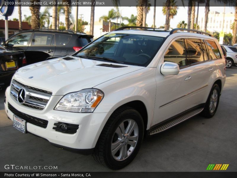 Arctic White / Black 2009 Mercedes-Benz GL 450 4Matic