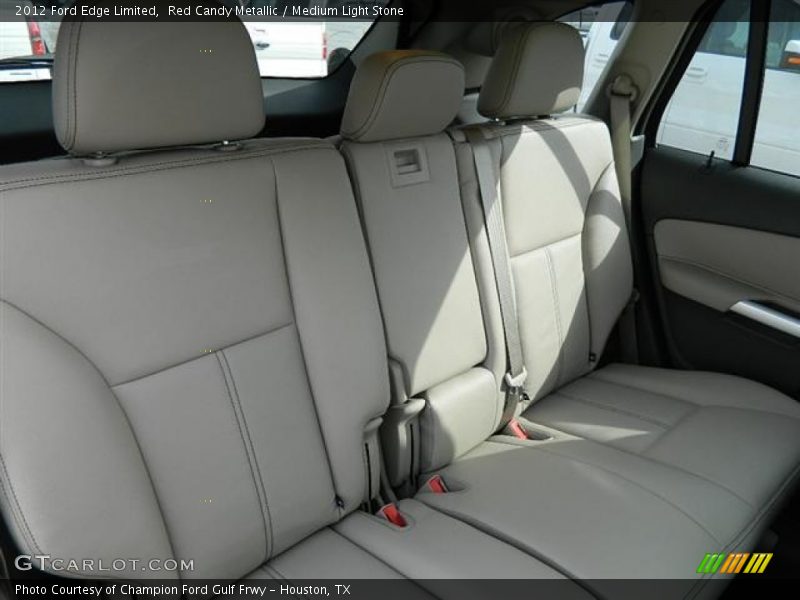 Red Candy Metallic / Medium Light Stone 2012 Ford Edge Limited