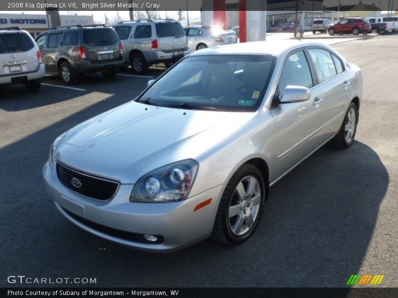 Bright Silver Metallic / Gray 2008 Kia Optima LX V6