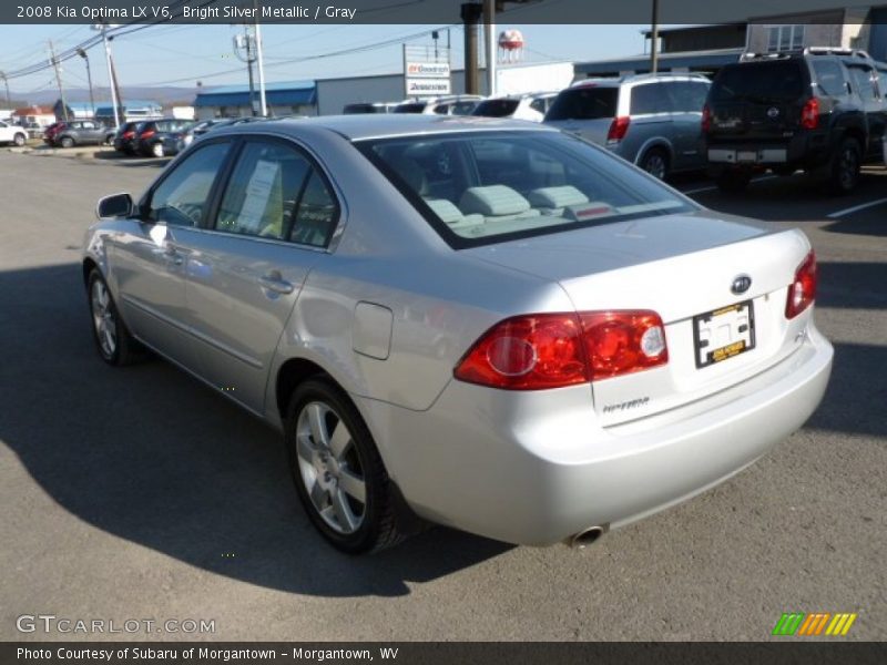 Bright Silver Metallic / Gray 2008 Kia Optima LX V6