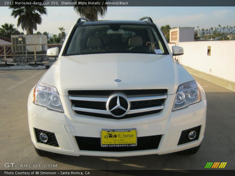 Diamond White Metallic / Almond/Black 2012 Mercedes-Benz GLK 350