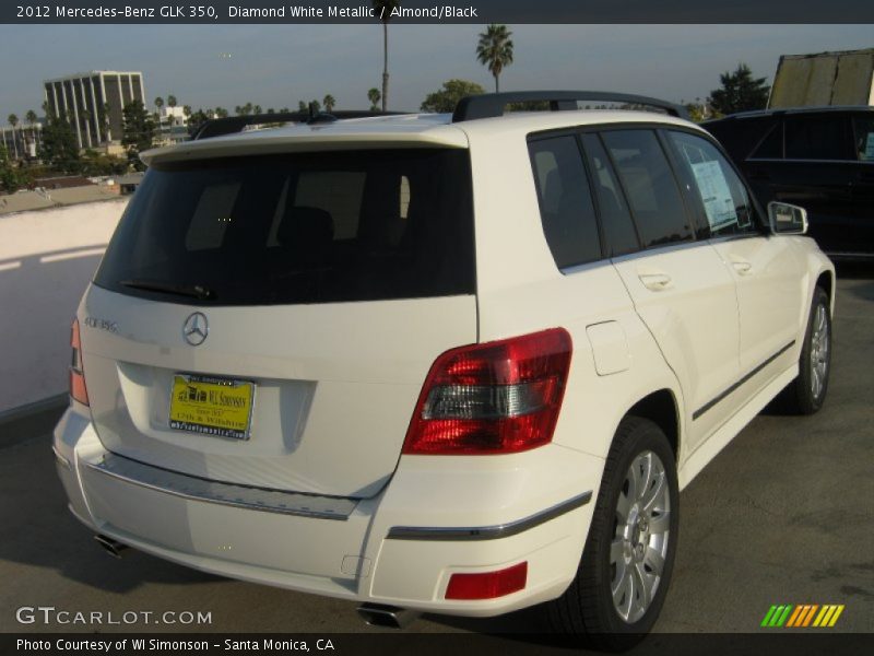 Diamond White Metallic / Almond/Black 2012 Mercedes-Benz GLK 350