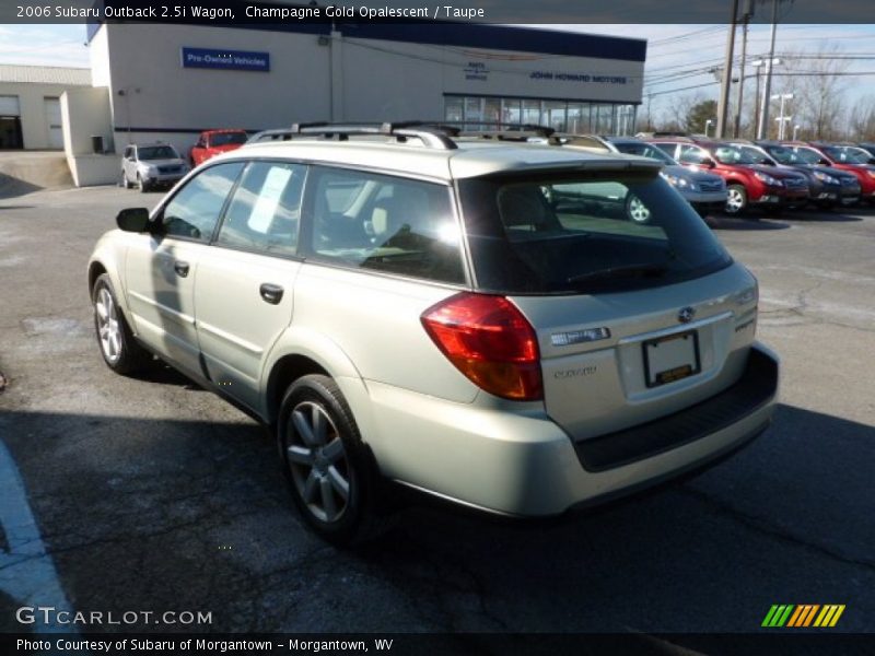 Champagne Gold Opalescent / Taupe 2006 Subaru Outback 2.5i Wagon