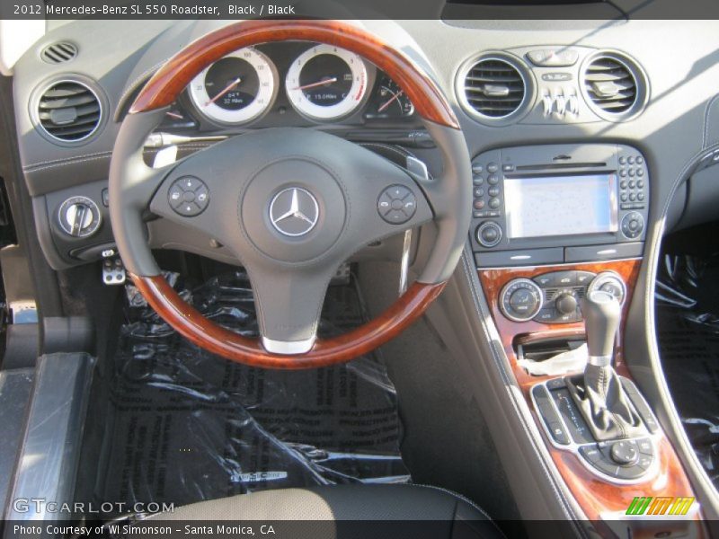 Black / Black 2012 Mercedes-Benz SL 550 Roadster