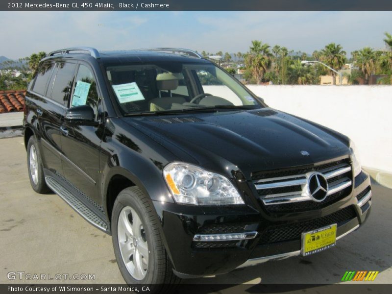 Black / Cashmere 2012 Mercedes-Benz GL 450 4Matic