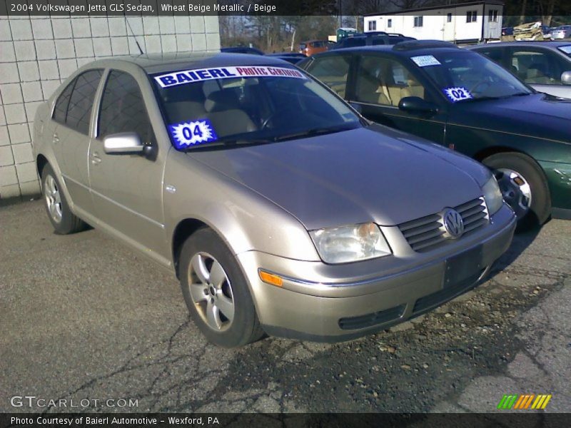 Wheat Beige Metallic / Beige 2004 Volkswagen Jetta GLS Sedan