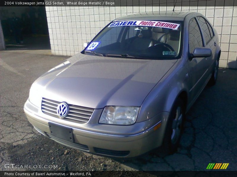 Wheat Beige Metallic / Beige 2004 Volkswagen Jetta GLS Sedan