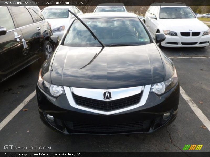 Crystal Black Pearl / Ebony 2010 Acura TSX Sedan