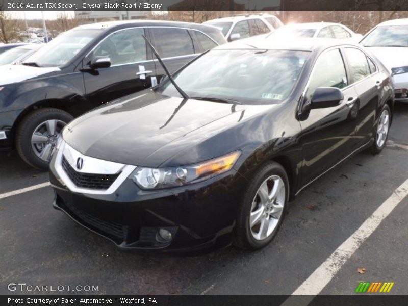 Crystal Black Pearl / Ebony 2010 Acura TSX Sedan