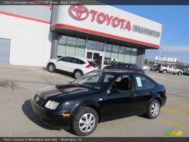 Black / Black 2003 Volkswagen Jetta GLS 1.8T Sedan