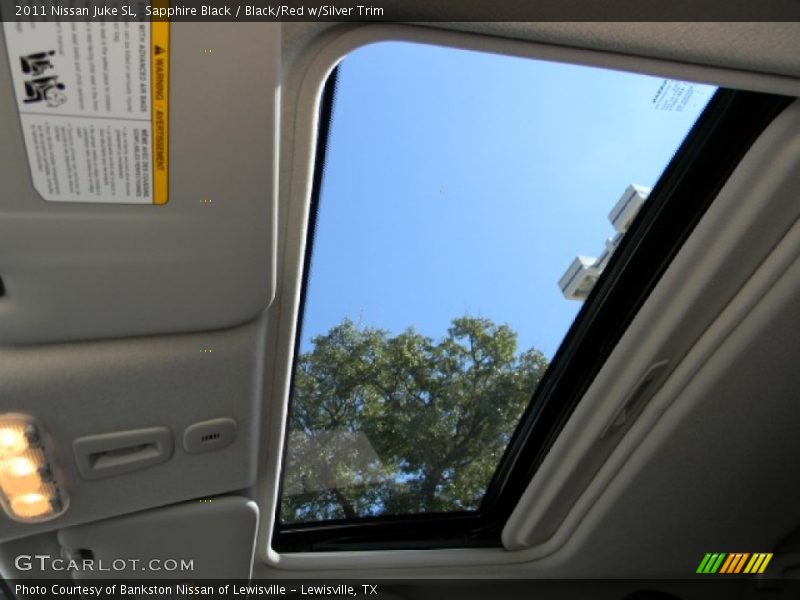 Sapphire Black / Black/Red w/Silver Trim 2011 Nissan Juke SL