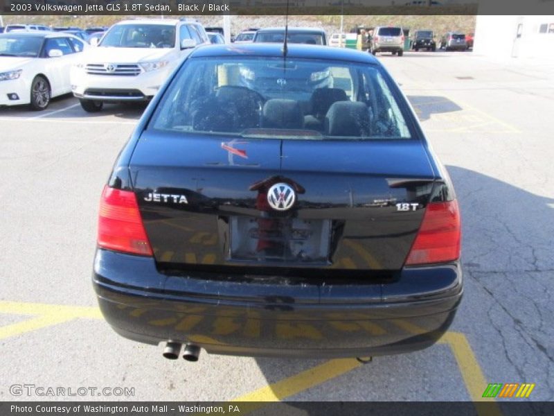 Black / Black 2003 Volkswagen Jetta GLS 1.8T Sedan